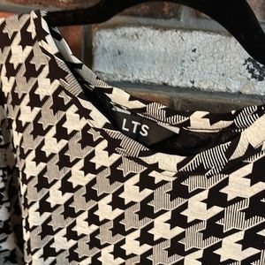 Long tall Sally long sleeve black and white shirt